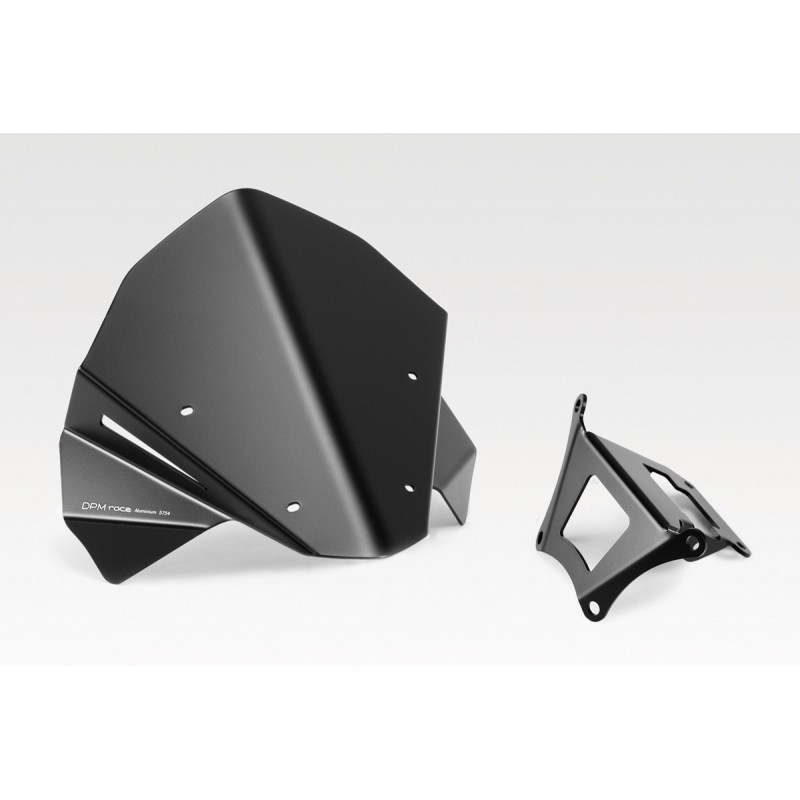 Pare-brise Double Bulle Moto Universel - ABS Haute Qualité - Compatible Honda, Suzuki, Kawasaki, Yamaha, Ducati