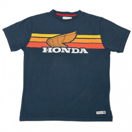 08HOV-T18-3X : Honda Sunset Navy T-shirt CB650 CBR650