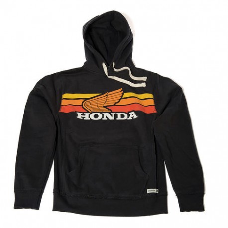 08HOV-H18-2X : Honda Sunset Black Hoodie CB650 CBR650