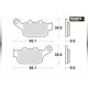 LMP481SR : AP Racing Rear Brake Pads CB650 CBR650