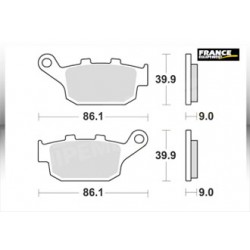 LMP481SR : AP Racing Rear Brake Pads CB650 CBR650