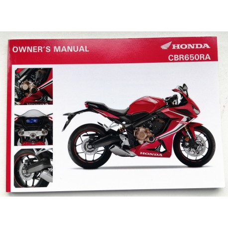 3XMKNA00 : Manuale del conducente CBR650R Honda CB650