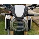 61314-MKJ-D00ZA + 90106-MBY-000 : Matt silver headlight edge CB650 CBR650