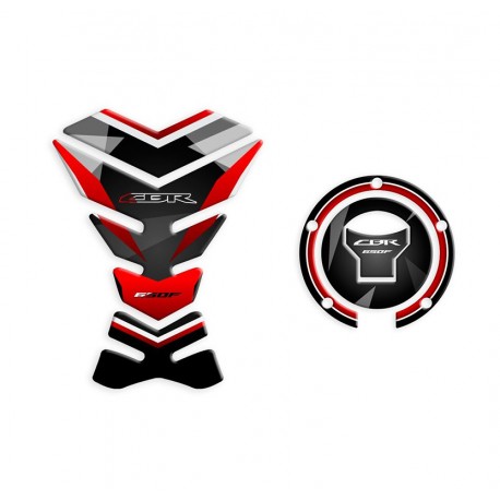 GP-088R + GP-329R : Paquete de protector de tanque / tapón de gasolina CB650 CBR650