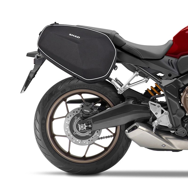 Acheter Sac de siège arrière de moto pour Honda CBR650R CB650R, sac de  selle latérale, sacs de voyage, valise de Support de barre de Support