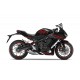 fireblade : Dekorationsset Aufkleber Burn-Out Design Fireblade CBR650R Honda CB650