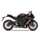 fireblade : Dekorationsset Aufkleber Burn-Out Design Fireblade CBR650R Honda CB650