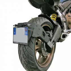 SPLRH033 : Soporte de matrícula desplazado Honda CB650