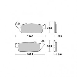 LMP300SF : AP Racing Front Brake Pads CB650 CBR650