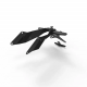 MO2310004 : Support de plaque Motoism CB650 CBR650
