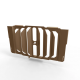 MO2514001 : Protection de radiateur Motoism CB650 CBR650