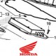17210-MJE-D00 : Filtre à air d'origine Honda CB650 CBR650