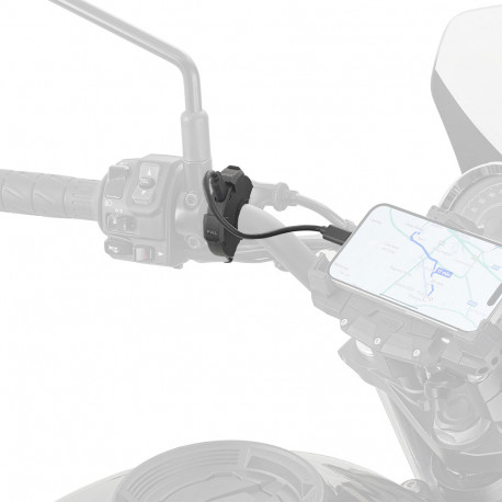 S120 : Prise USB & USB-C de guidon Givi Honda CB650