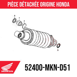 52400-MKN-D51 : Amortiguador Honda 2019 Honda CB650