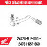 24720-MJE-D00 + 24781-KSP-860 : Selector de marchas y goma Honda Honda CB650
