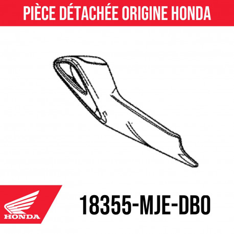 Protection d'échappement Honda 2017