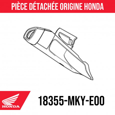 18355-MKY-E00 : Protección de escape Honda 2024 Honda CB650