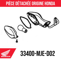 33400-MJE-D02 / 33600-MJE-D03 : Freccia originale Honda CBR650F Honda CB650