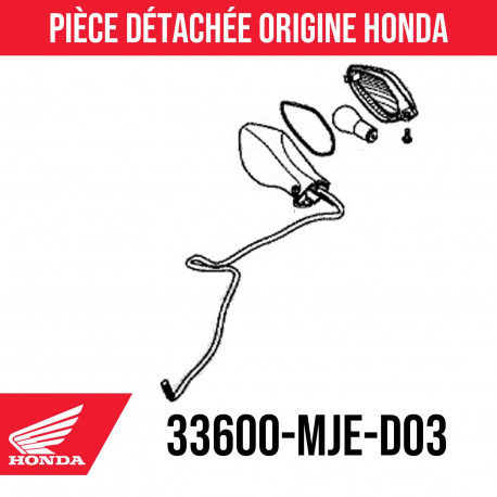 33600-MJE-D03 : Originaler Blinker für Honda CBR650F Honda CB650