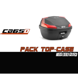 PACK-SR1208-B37N : Kit Bauletto GIVI B37 Blade Honda CB650