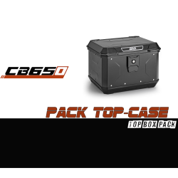 PACK-SR1208-ALP44B2 : Kit Bauletto GIVI Alpina nero Honda CB650