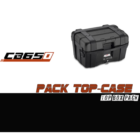 PACK-SR1208-TRK46BB : Topcase Set GIVI Trekker Lite 46L Honda CB650