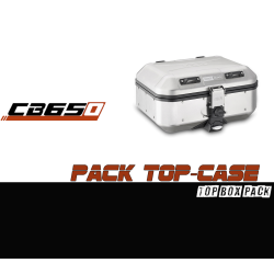 PACK-SR1208-DLM30A : Pack Top-case GIVI Trekker Dolomiti 30L alu Honda CB650