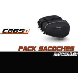 PACK-H0CR64SR-X0SE48SR : Seitentaschen Set Shad E48SR 2024 Honda CB650