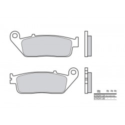 1036020 / 07HO41SA : Plaquettes de frein Avant Brembo CB650 CBR650