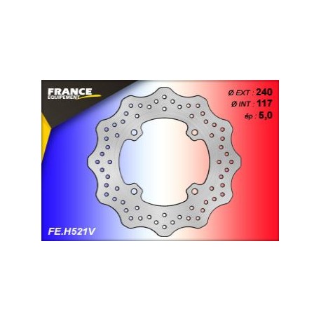 FE.H521V : Disque de frein arrière CB650 CBR650