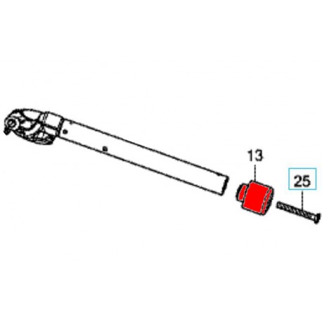 53104-MGZ-J00 + 90191-KYJ-900 : Honda OEM handlebar cap CB650 CBR650