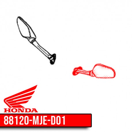 88120-MJE-D01 : Honda CBR650R left mirror CB650 CBR650