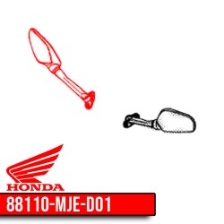 Honda CBR650R right mirror