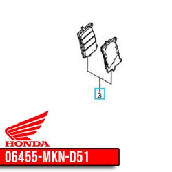 06455-MKN-D51 : Plaquettes de frein avant d'origine Honda CB650 CBR650