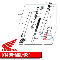 Honda OEM fork seal