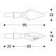 N1001/BX : Clignotantes X-LED de Barracuda Honda CB650