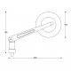 SINTESY/N + N-ADATT10 : Rétroviseurs ronds Barracuda Sintesy CB650 CBR650