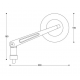 SINTESY/N + N-ADATT10 : Specchietti rotondi Barracuda Sintesy CB650 CBR650